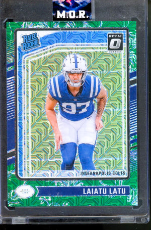 2024 PANINI DONRUSS OPTIC LAIATU LATU RATED ROOKIE DRAGON SCALE /24