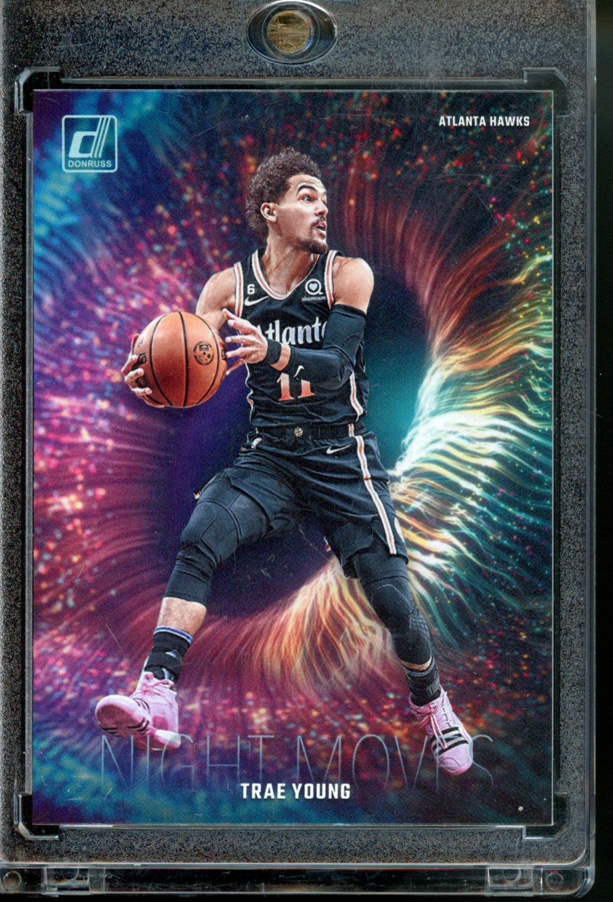 2023-24 PANINI DONRUSS TRAE YOUNG NIGHT MOVES CASE HIT SSP