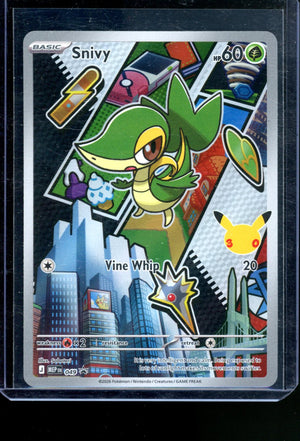 Snivy 049 Promo ME: Mega Evolution Promo Pokémon Holo First Partner