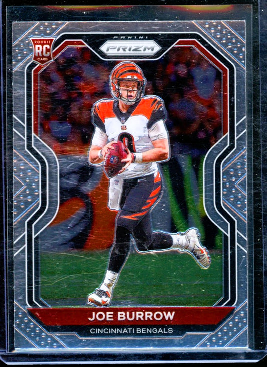2020 PANINI PRIZM JOE BURROW ROOKIE BASE #307