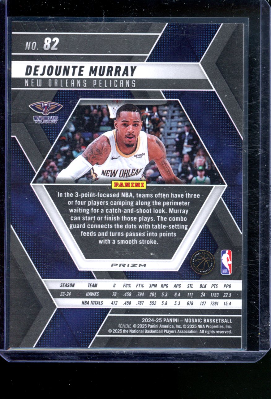2024-25 PANINI MOSAIC DEJOUNTE MURRAY YEAR OF THE SNAKE SSP CASE HIT