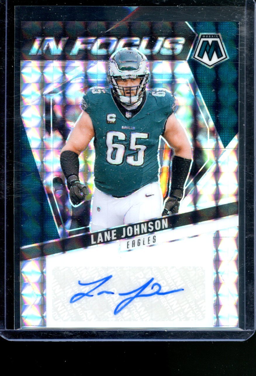 2025 PANINI MOSAIC IN FOCUS LANE JOHNSON AUTO #IFS-LJN