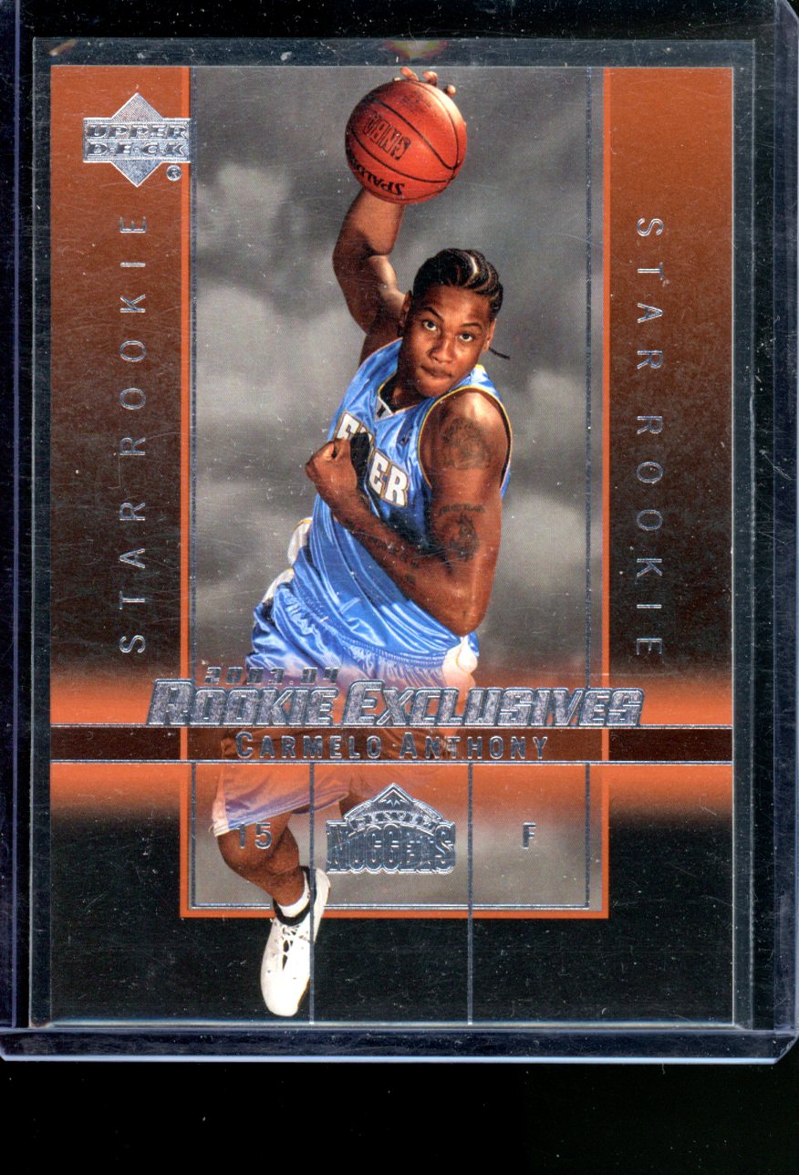 2003-04 UPPER DECK ROOKIE EXCLUSIVES CARMELO ANTHONY RC STAR ROOKIES