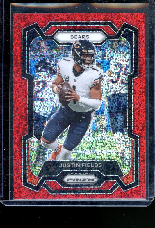 2023 PANINI PRIZM SPARKLE PACK JUSTIN FIELDS RED SPARKLE