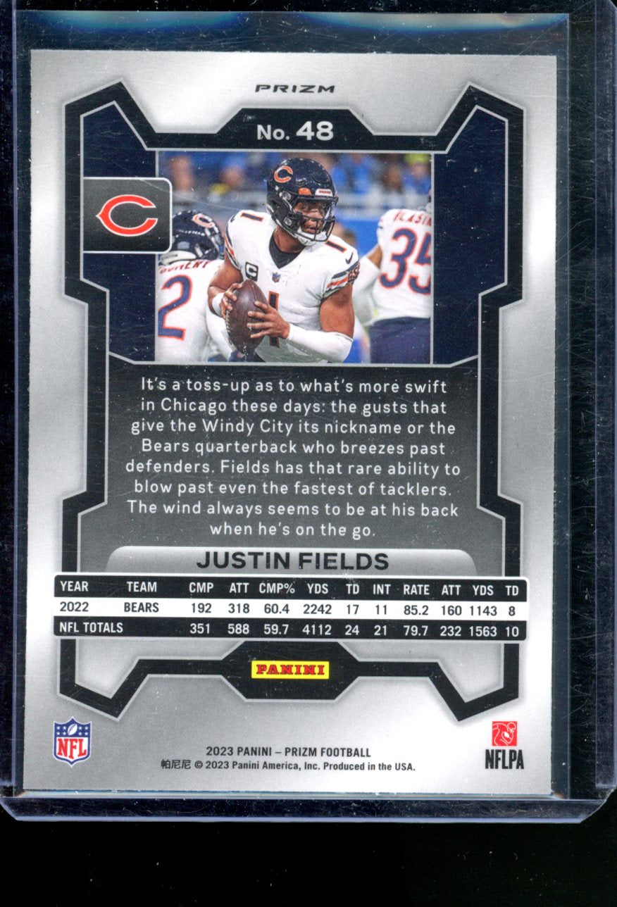 2023 PANINI PRIZM SPARKLE PACK JUSTIN FIELDS RED SPARKLE