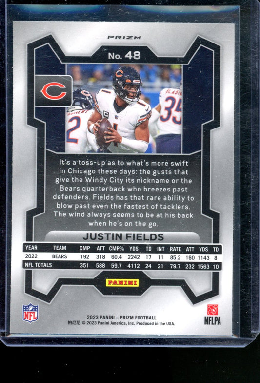 2023 PANINI PRIZM SPARKLE PACK JUSTIN FIELDS RED SPARKLE
