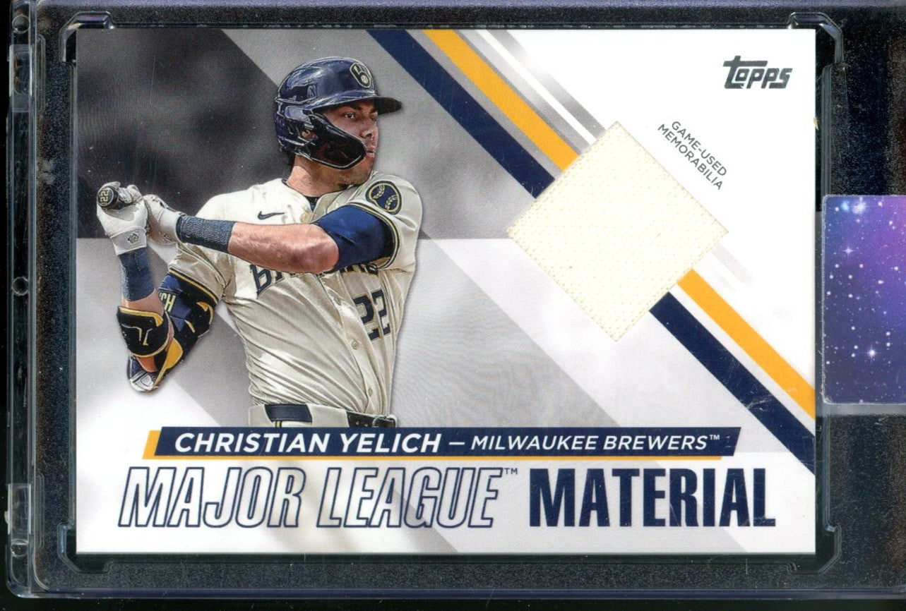 2024 TOPPS BASEBALL UPDATE SERIES ML MATERIAL CHRISTIAN YELICH GAME-USED PATCH