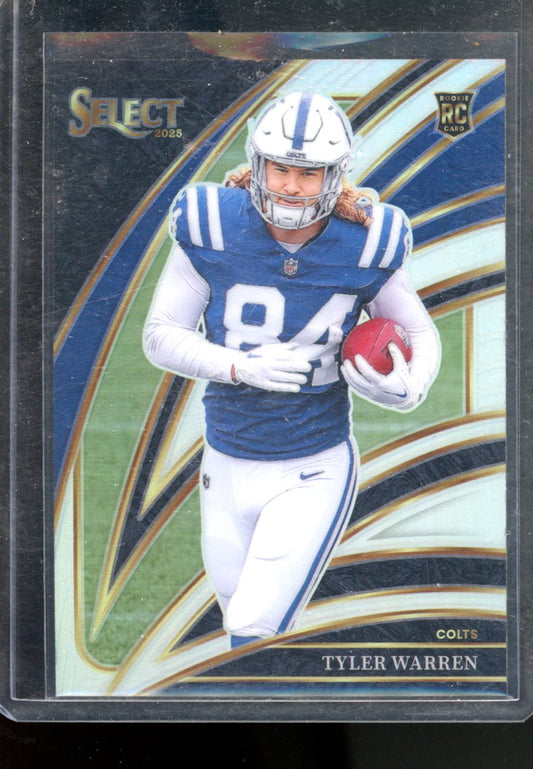 2025 PANINI SELECT TYLER WARREN RC CLUB LEVEL PRIZM