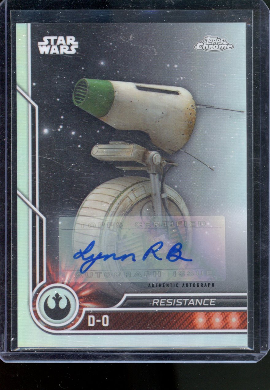D-O Lynn Robertson Bruce Star Wars Topps Chrome 2023 Autograph Refractor Auto