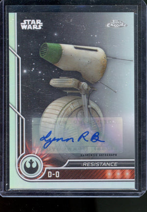 D-O Lynn Robertson Bruce Star Wars Topps Chrome 2023 Autograph Refractor Auto