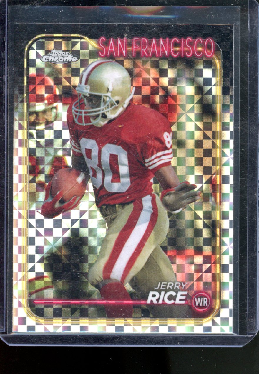 2024 TOPPS CHROME JERRY RICE X-FRACTOR #176 HOF