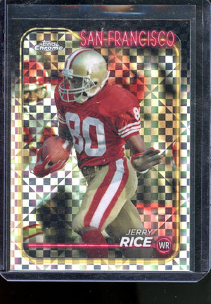 2024 TOPPS CHROME JERRY RICE X-FRACTOR #176 HOF