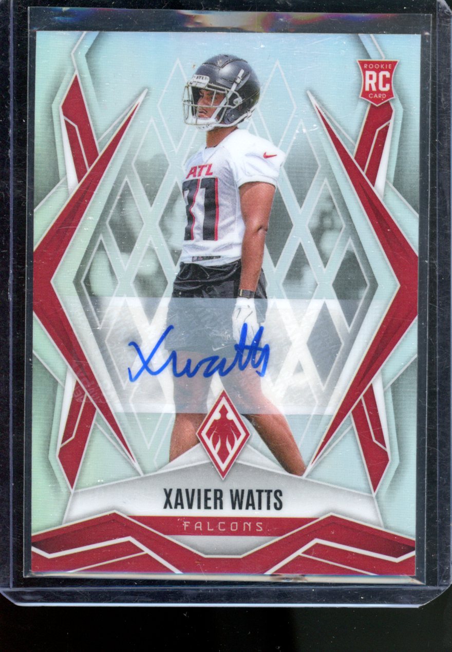2025 PANINI PHOENIX XAVIER WATTS ROOKIE AUTO SILVER PRIZM /199