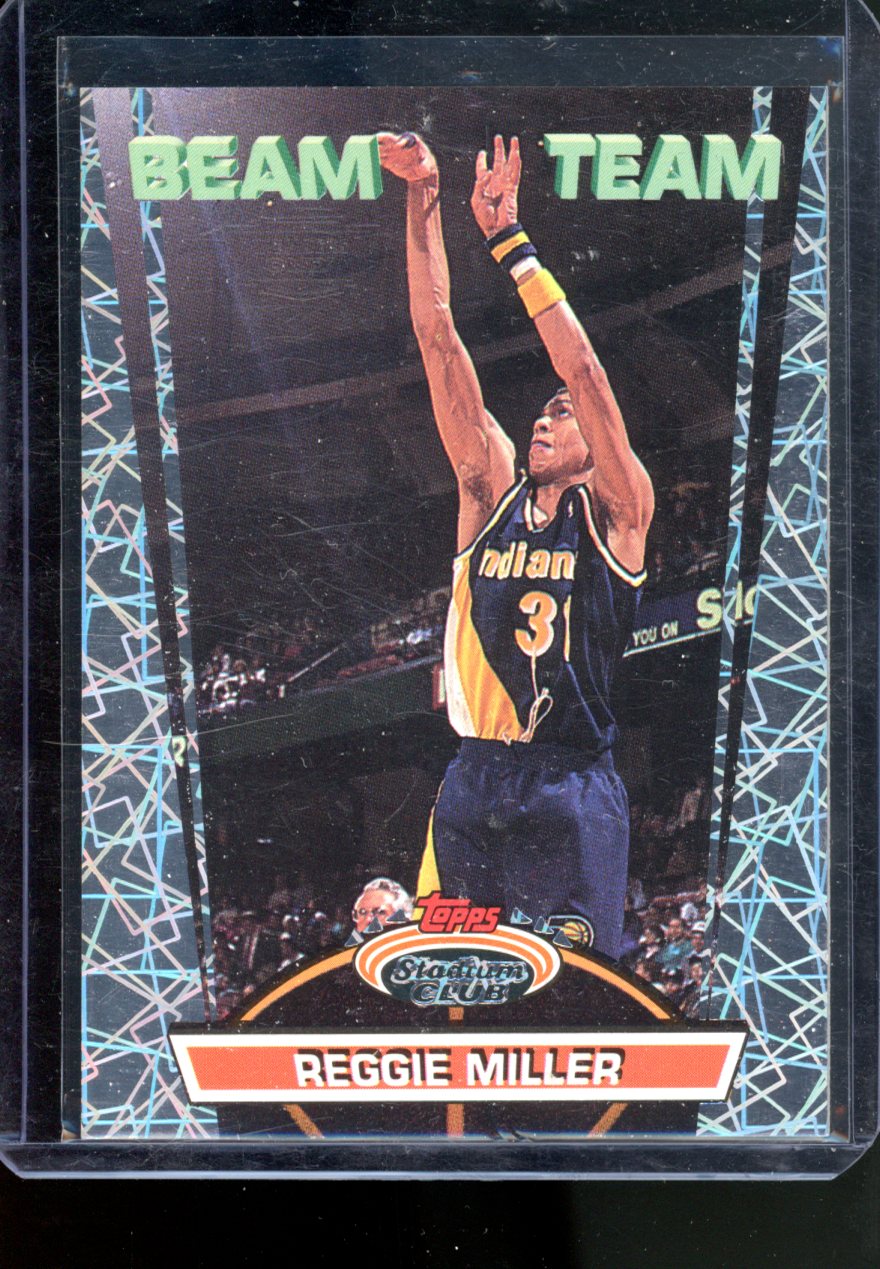 1992-93 TOPPS STADIUM CLUB REGGIE MILLER BEAM TEAM