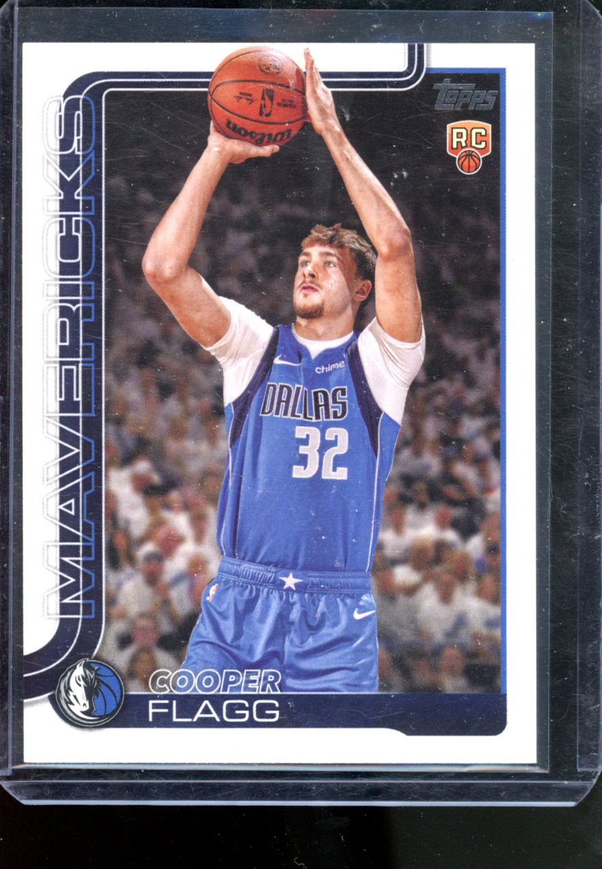 2025 TOPPS COOPER FLAGG ROOKIE BASE  #201