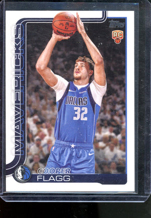 2025 TOPPS COOPER FLAGG ROOKIE BASE  #201