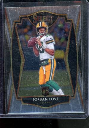 2020 PANINI SELECT JORDAN LOVE PREMEIR LEVEL BASE ROOKIE