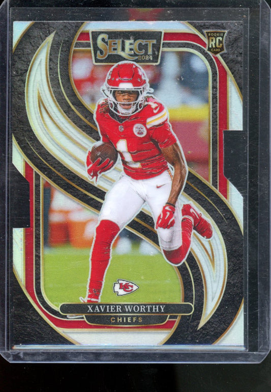 2024 PANINI SELECT XAVIER WORTHY ROOKIE DIE-CUT PRIZM PREMIER LEVEL
