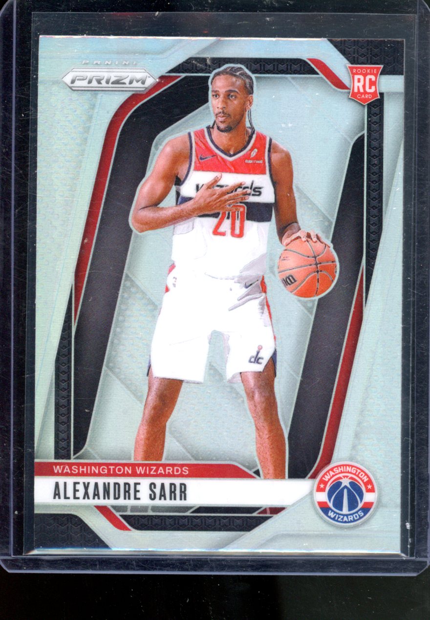 2024-25 PANINI PRIZM ALEXANDRE SARR SILVER ROOKIE PRIZM #264