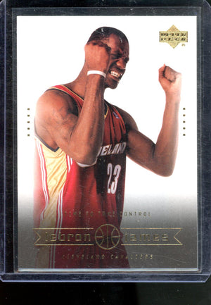 2003-04 Upper Deck - Lebron James #19 Box Set Time to Take Control RC Cavs